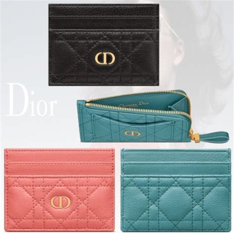 dior caro detachable card holder|best designer card holders 2022.